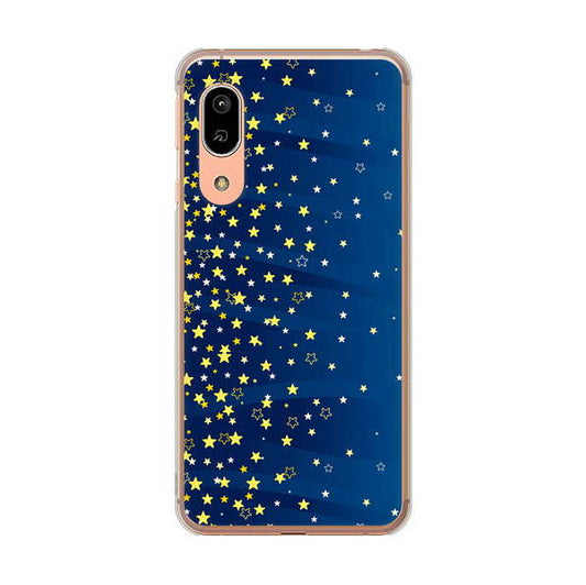 AQUOS sense3 SHV45 au 高画質仕上げ 背面印刷 ハードケース 【VA842 満天の星空】