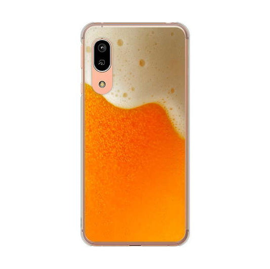 AQUOS sense3 SHV45 au 高画質仕上げ 背面印刷 ハードケース 生ビール