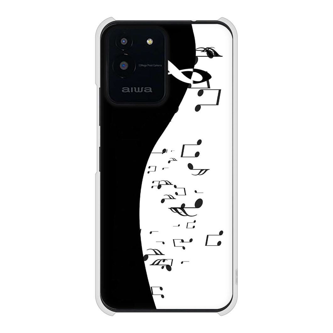 aiwa JA2-SMP0601 高画質仕上げ 背面印刷 ハードケース音符