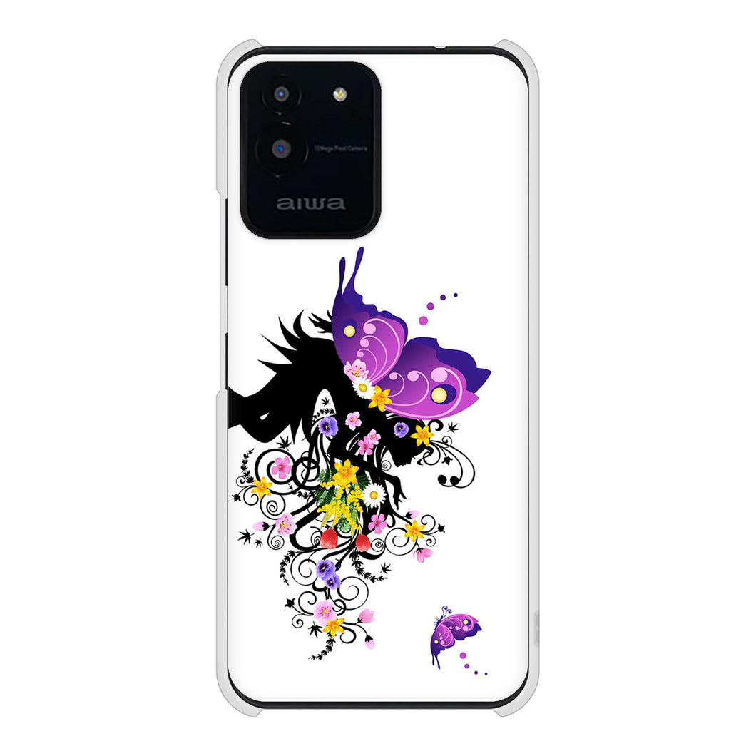 aiwa JA2-SMP0601 高画質仕上げ 背面印刷 ハードケースバタフライ