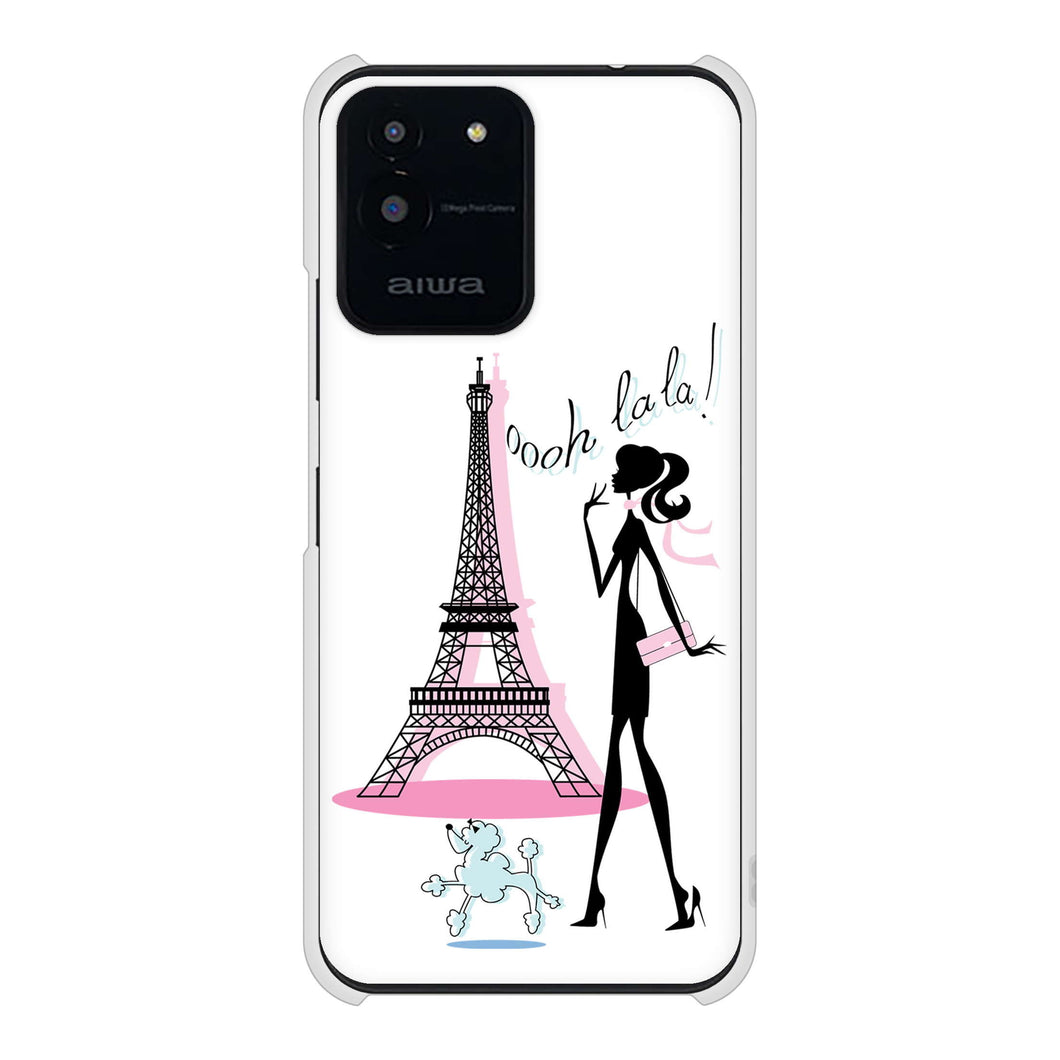 aiwa JA2-SMP0601 高画質仕上げ 背面印刷 ハードケースLOVE フランス