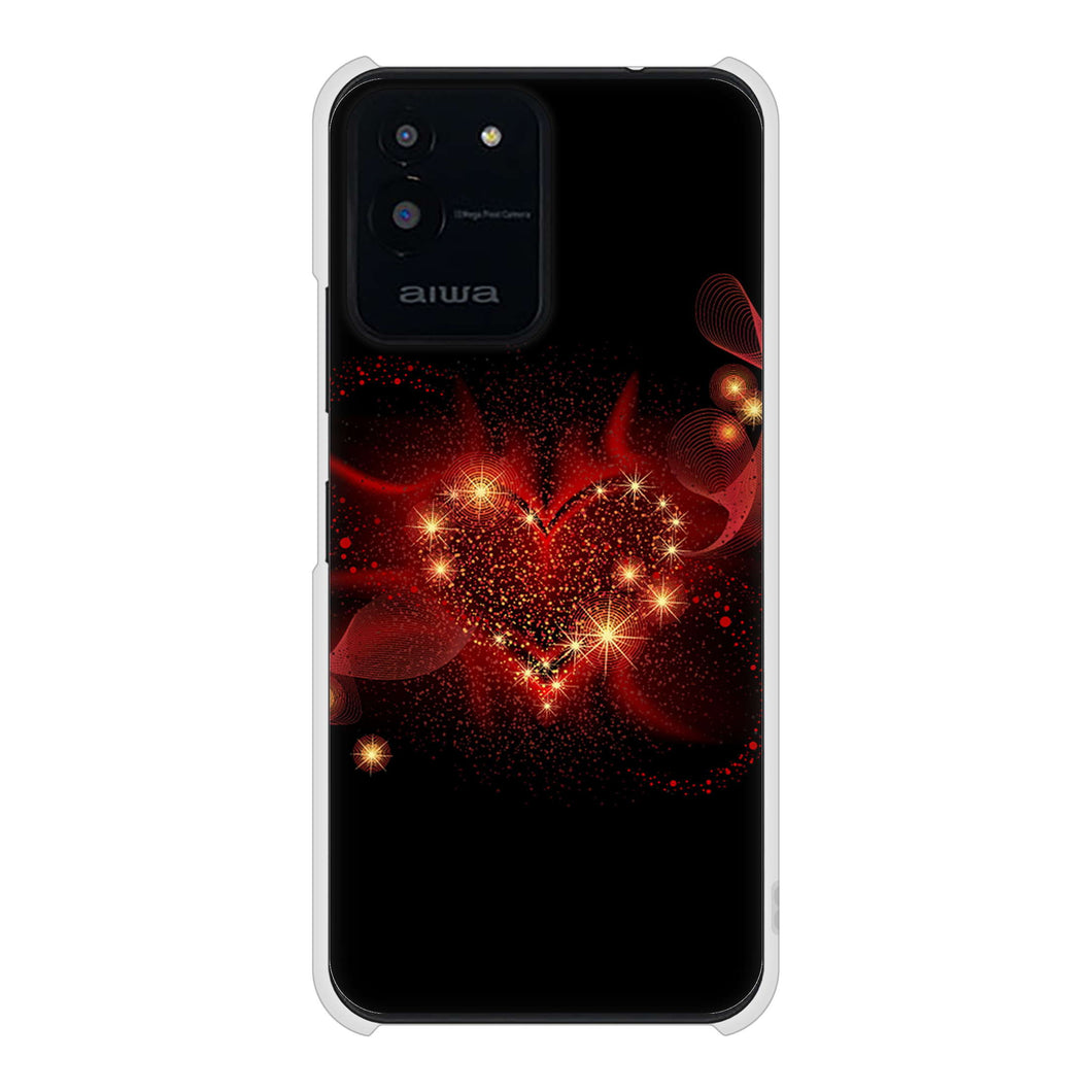 aiwa JA2-SMP0601 高画質仕上げ 背面印刷 ハードケースきらめきハート