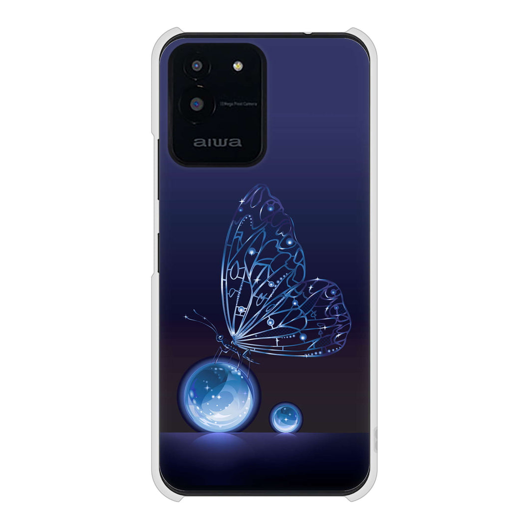 aiwa JA2-SMP0601 高画質仕上げ 背面印刷 ハードケースバタフライ