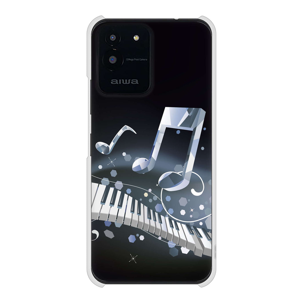 aiwa JA2-SMP0601 高画質仕上げ 背面印刷 ハードケース音符