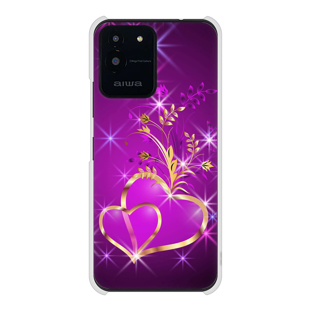 aiwa JA2-SMP0601 高画質仕上げ 背面印刷 ハードケースきらめきハート