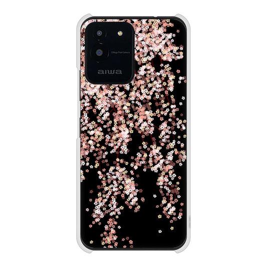 aiwa JA2-SMP0601 高画質仕上げ 背面印刷 ハードケース 【1244 しだれ桜】