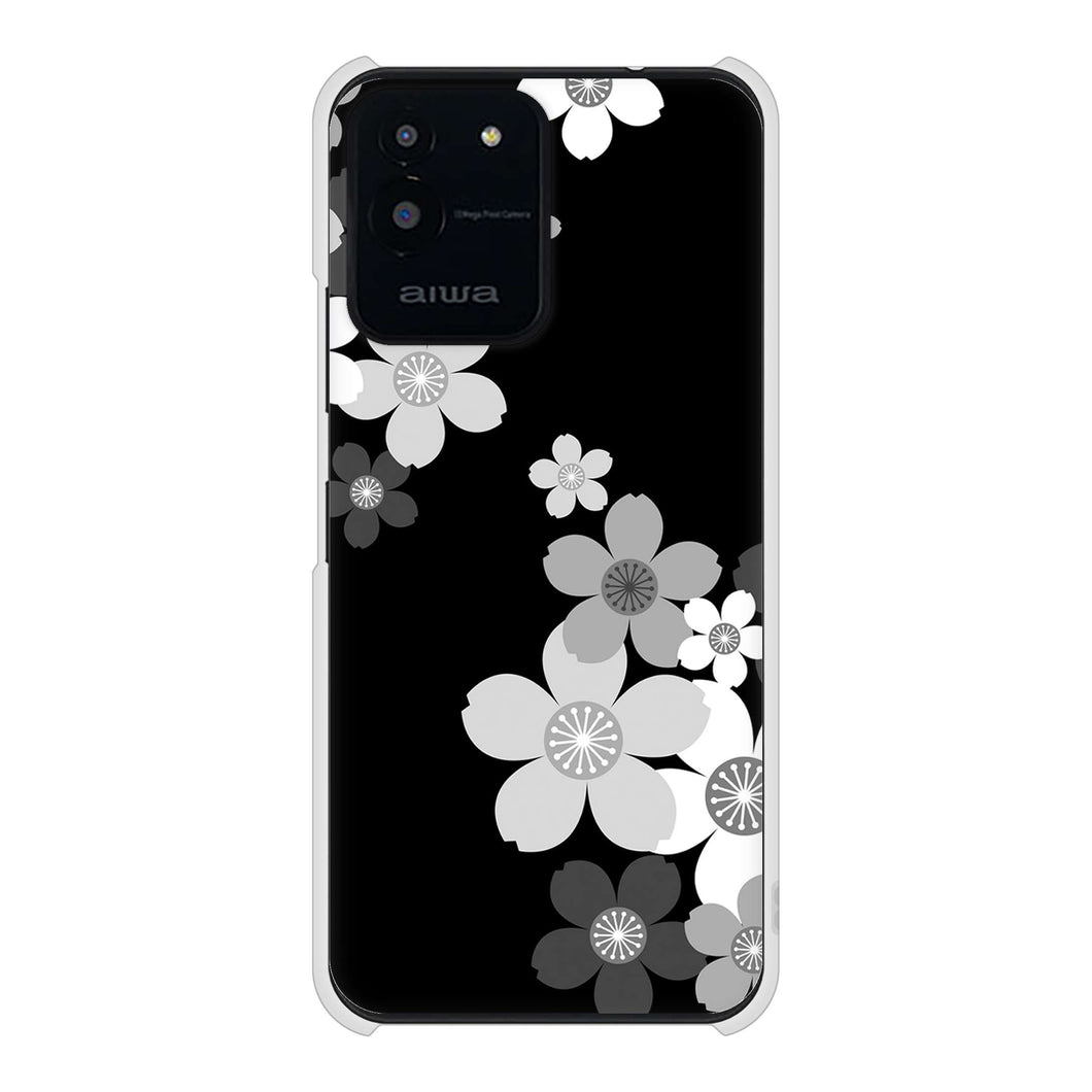 aiwa JA2-SMP0601 高画質仕上げ 背面印刷 ハードケース 【1334 桜のフレーム】