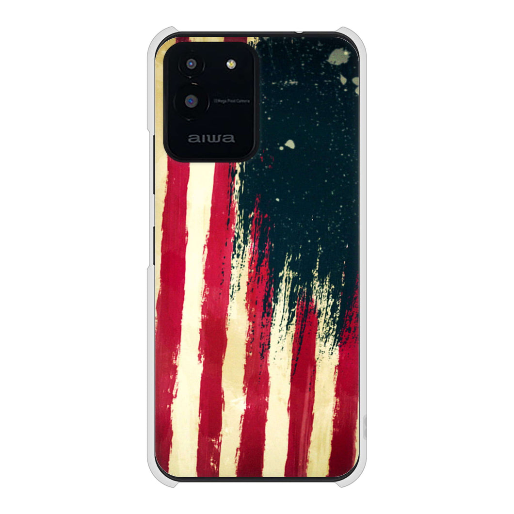 aiwa JA2-SMP0601 高画質仕上げ 背面印刷 ハードケース 【MI805 ヴィンテージアメリカ】