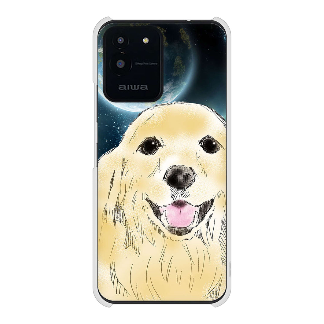 aiwa JA2-SMP0601 高画質仕上げ 背面印刷 ハードケースゴールデンレトリバー