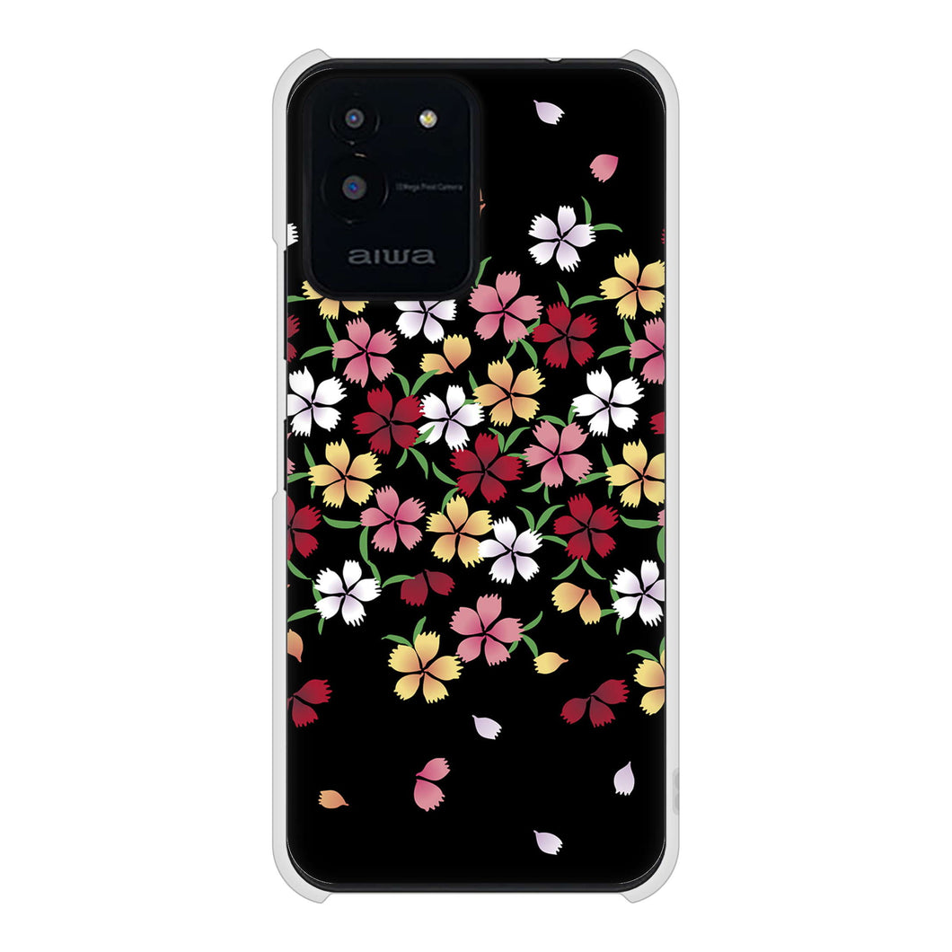 aiwa JA2-SMP0601 高画質仕上げ 背面印刷 ハードケース和花柄