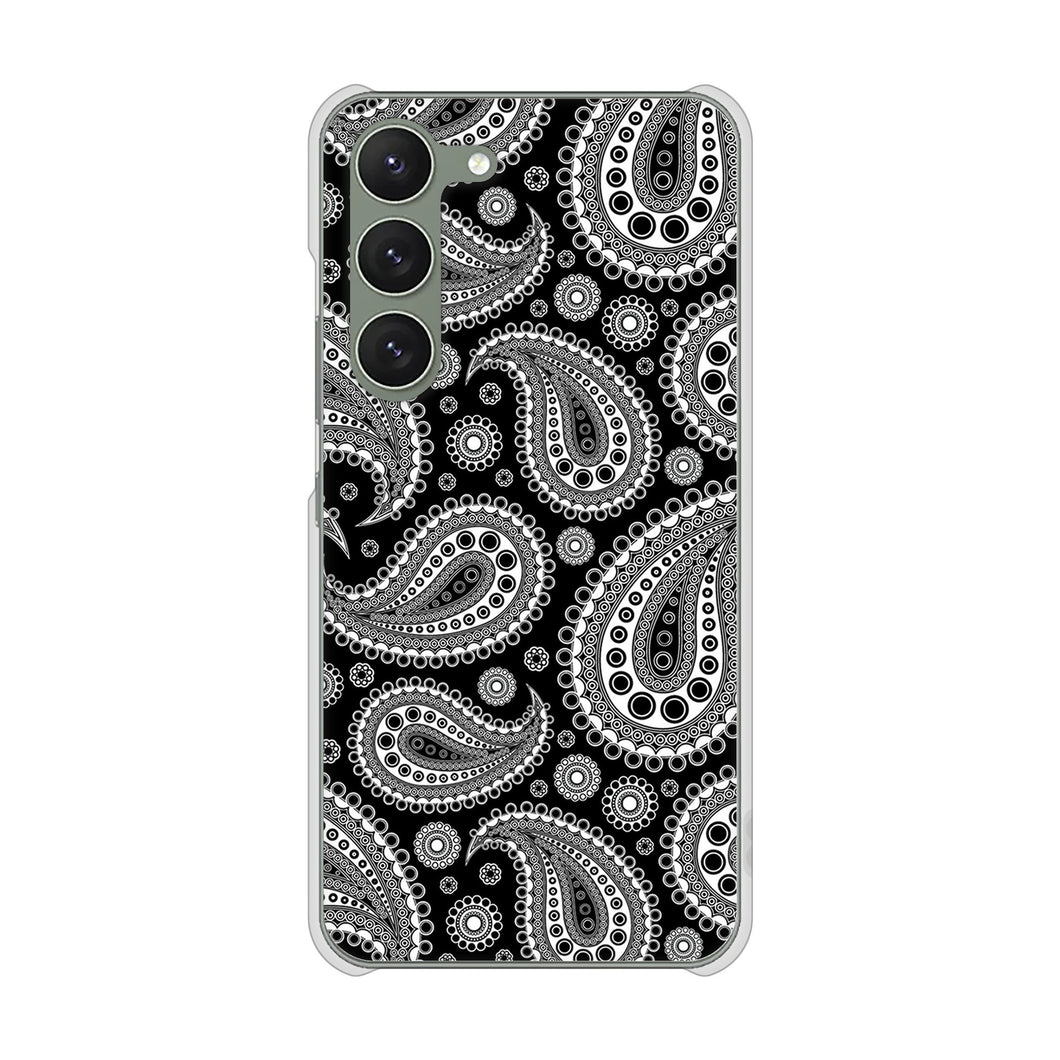 Galaxy S23 SM-S911C 楽天モバイル 高画質仕上げ 背面印刷 ハードケースペイズリー