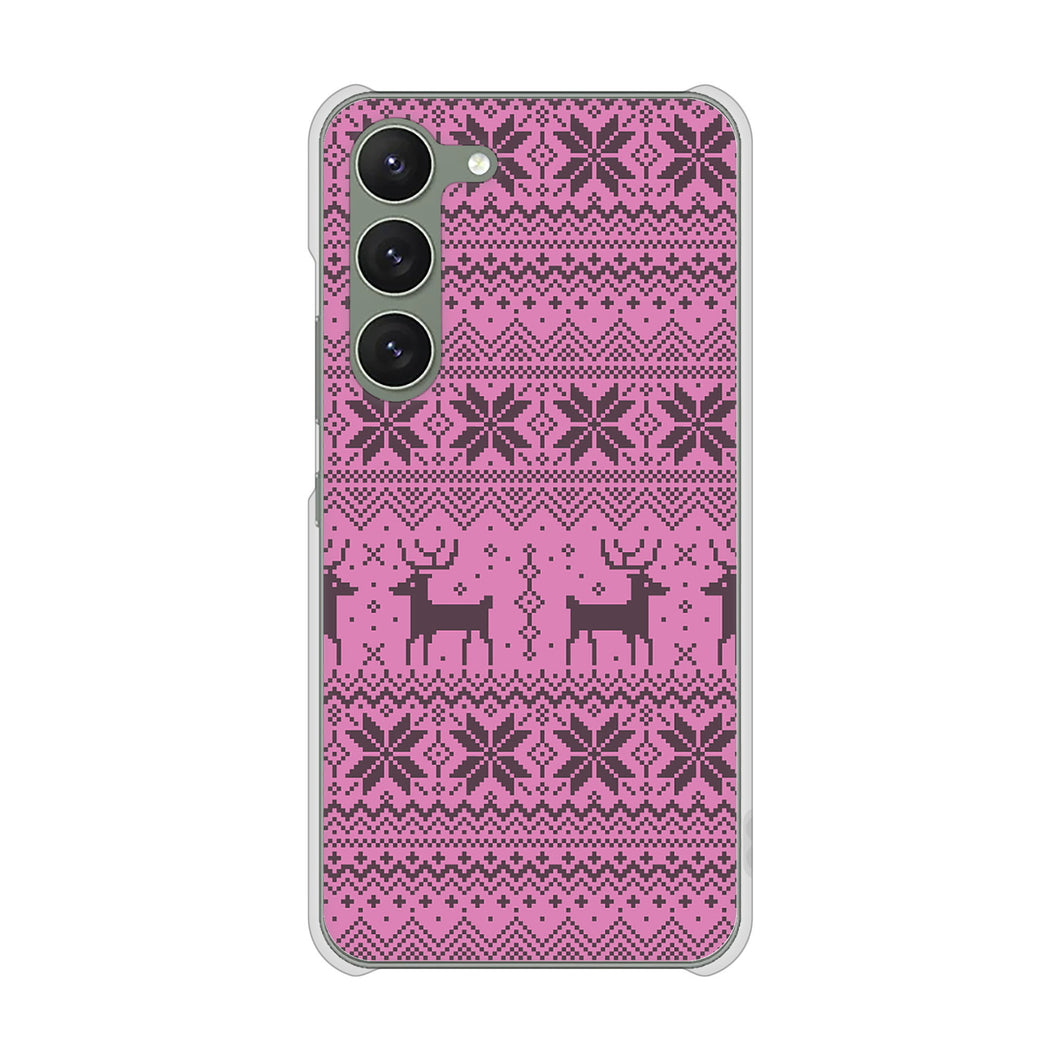 Galaxy S23 SM-S911C 楽天モバイル 高画質仕上げ 背面印刷 ハードケースクリスマス