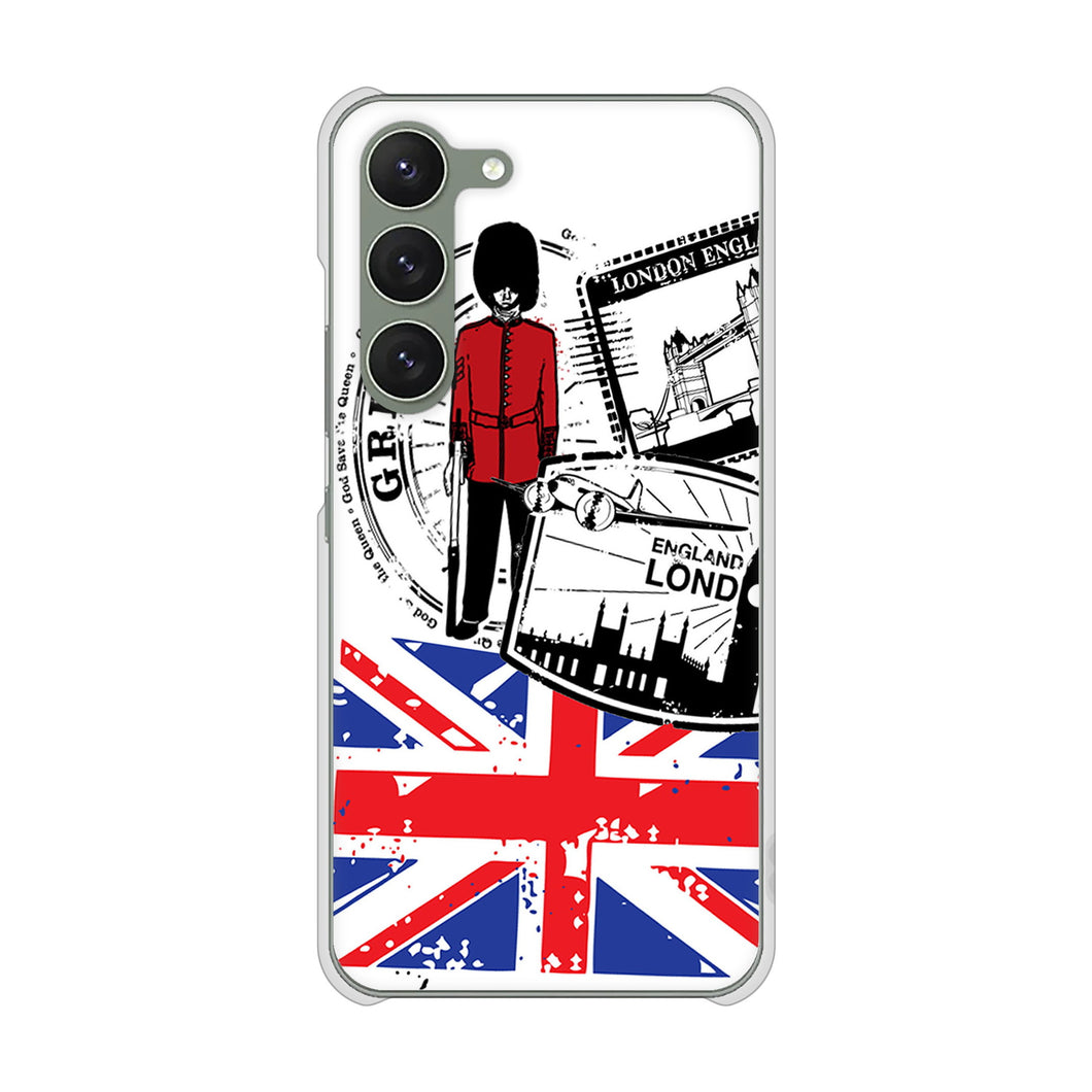 Galaxy S23 SM-S911C 楽天モバイル 高画質仕上げ 背面印刷 ハードケースイギリスの風景