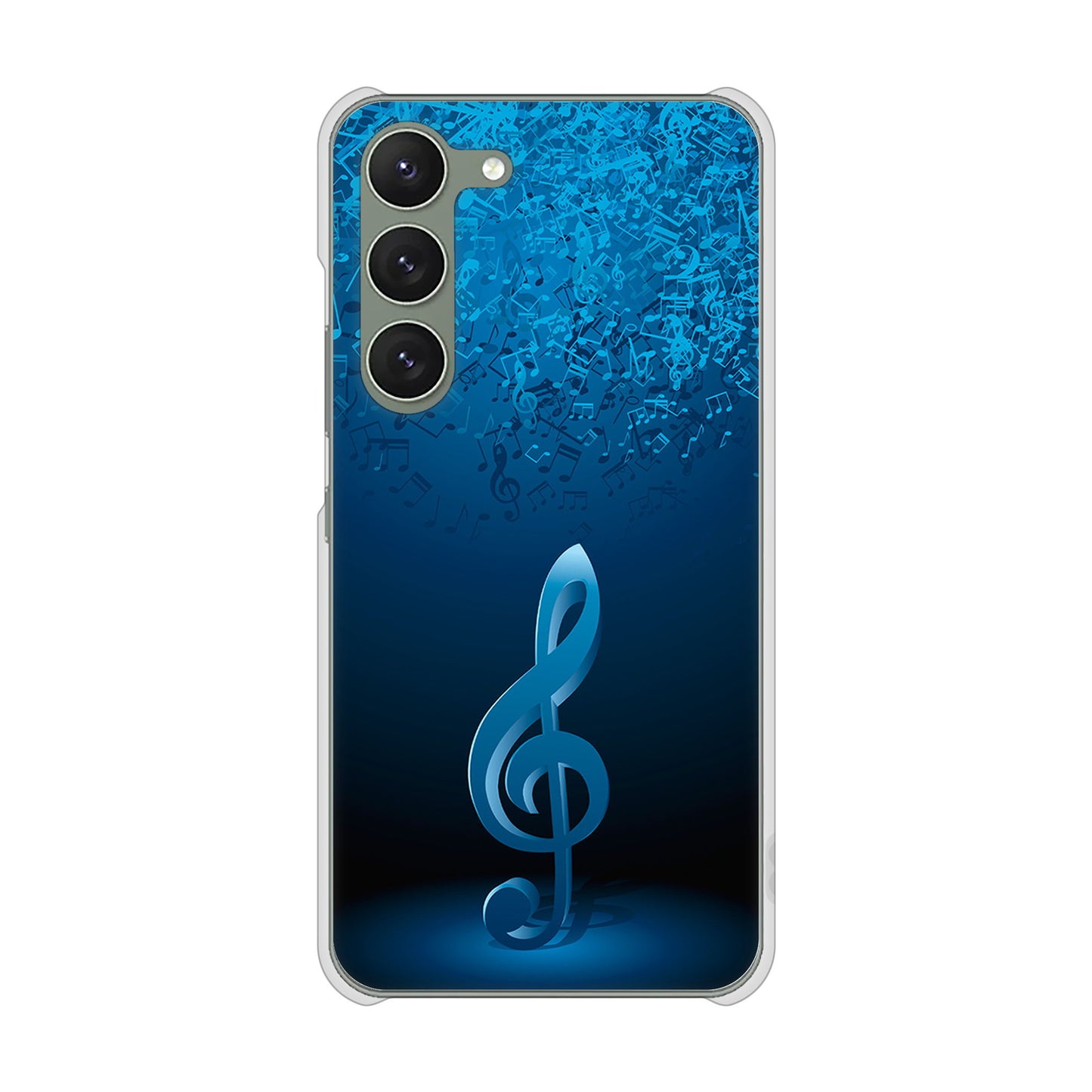 Galaxy S23 SM-S911C 楽天モバイル 高画質仕上げ 背面印刷 ハードケース【588 オーケストラ】