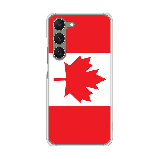 Galaxy S23 SM-S911C 楽天モバイル 高画質仕上げ 背面印刷 ハードケース【669 カナダ】