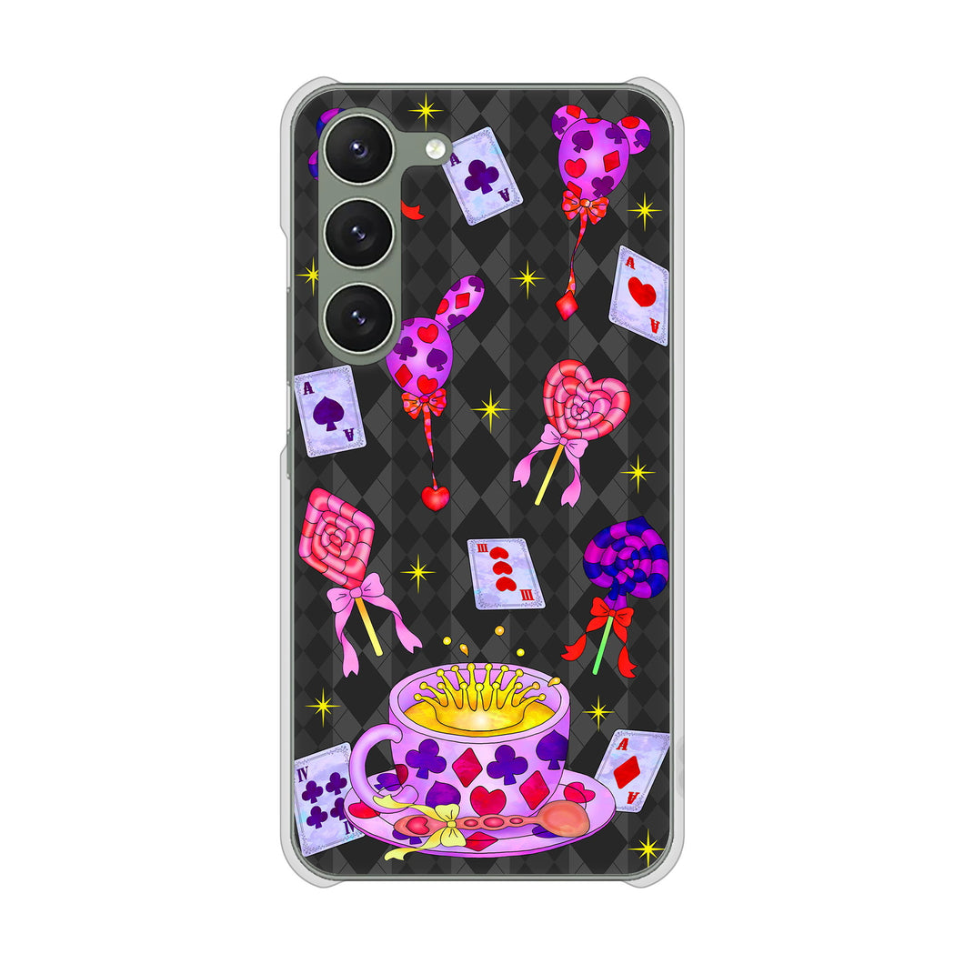 Galaxy S23 SM-S911C 楽天モバイル 高画質仕上げ 背面印刷 ハードケーストランプティー