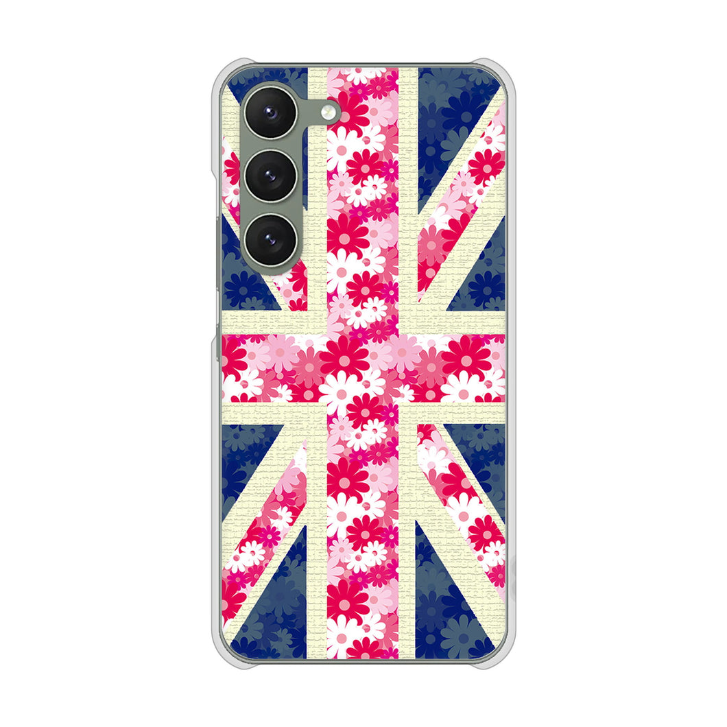 Galaxy S23 SM-S911C 楽天モバイル 高画質仕上げ 背面印刷 ハードケースユニオンジャック