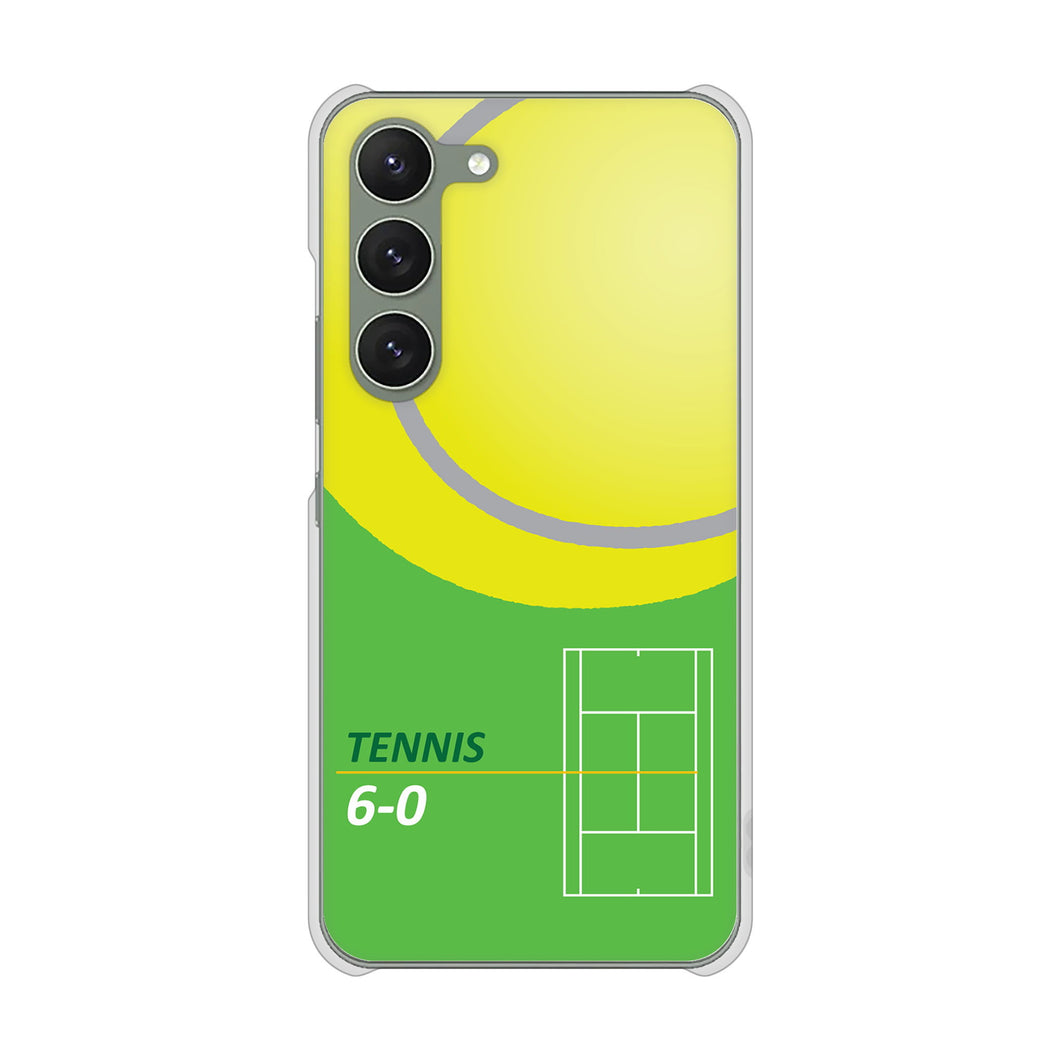 Galaxy S23 SM-S911C 楽天モバイル 高画質仕上げ 背面印刷 ハードケース【IB920 TENNIS】