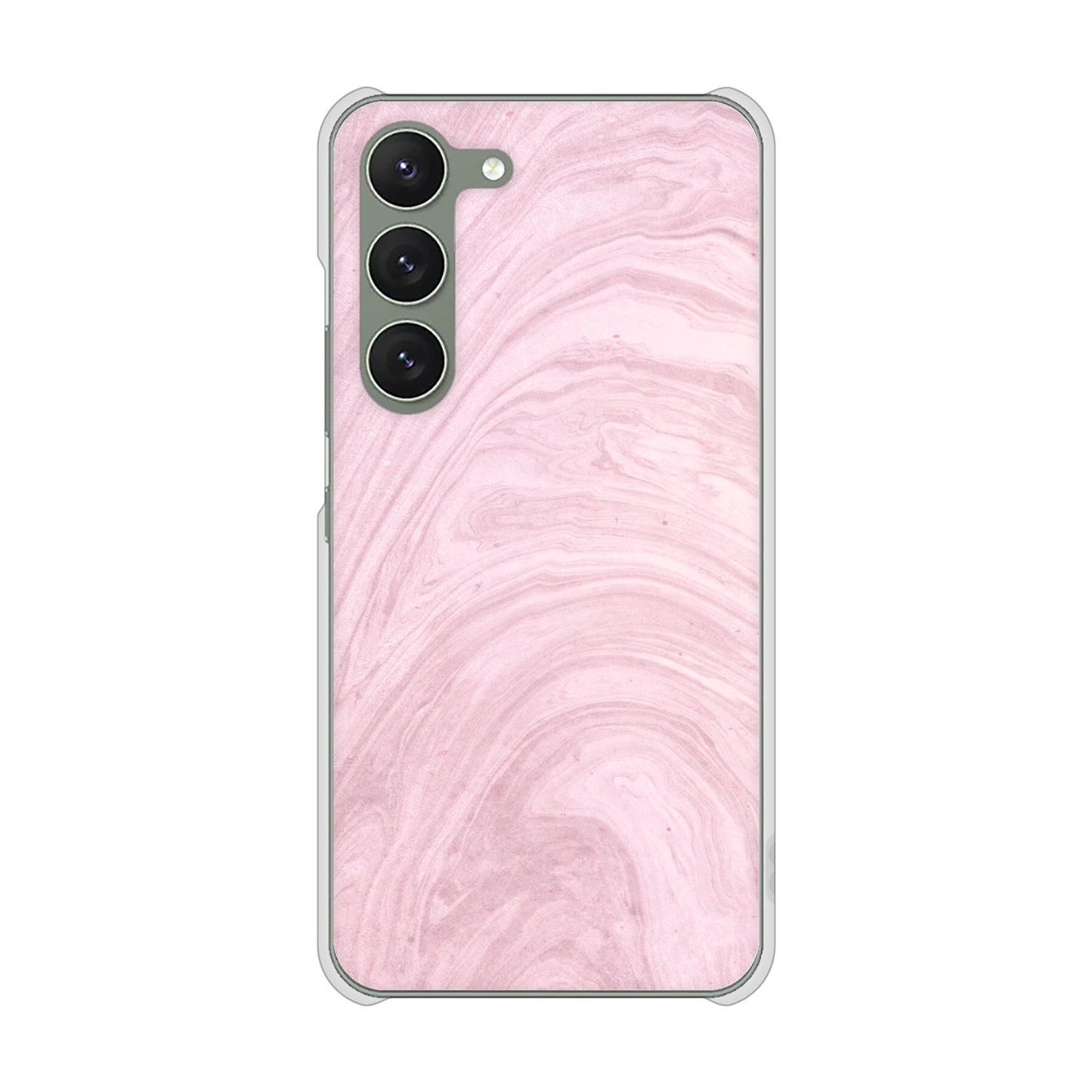 Galaxy S23 SM-S911C 楽天モバイル 高画質仕上げ 背面印刷 ハードケース大理石BK