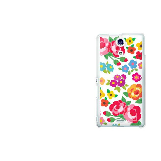 docomo エクスペリアA(エース)SO-04E 高画質仕上げ 背面印刷 ハードケース【776 5月のフラワーガーデン】