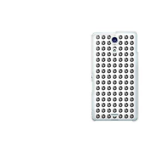 docomo エクスペリアA(エース)SO-04E 高画質仕上げ 背面印刷 ハードケース【788 マイクロシンプル柄BKローズWH】