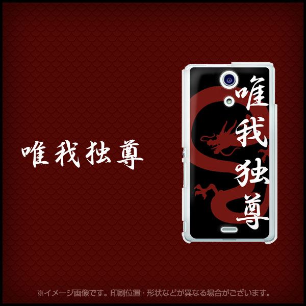 docomo エクスペリアA(エース)SO-04E 高画質仕上げ 背面印刷 ハードケース【EK822 唯我独尊】
