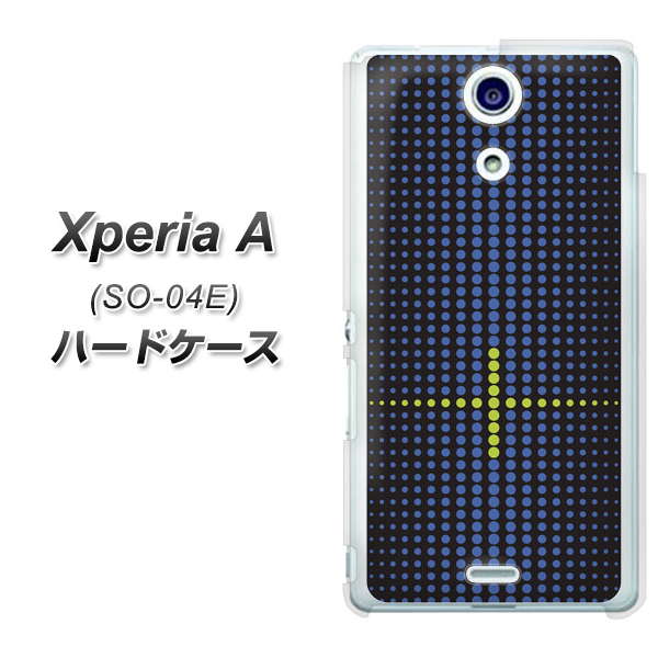 docomo エクスペリアA(エース)SO-04E 高画質仕上げ 背面印刷 ハードケース【IB907 グラデーションドット】