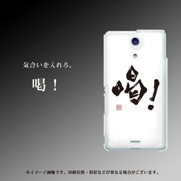 docomo エクスペリアA(エース)SO-04E 高画質仕上げ 背面印刷 ハードケース【OE845 喝!】