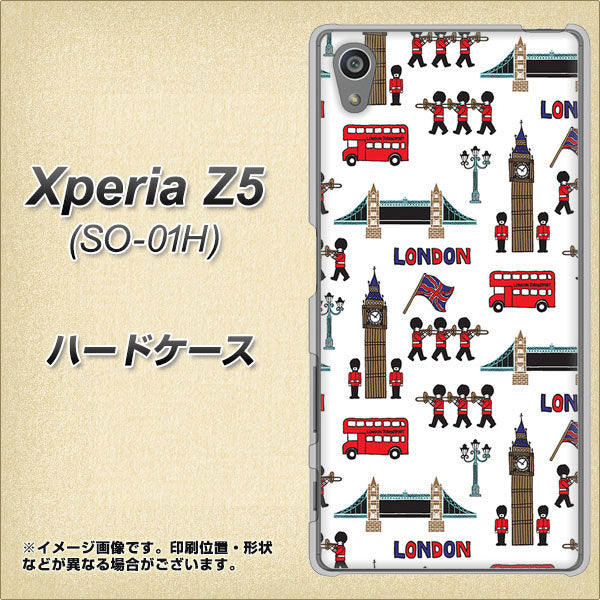 docomo エクスペリアZ5 SO-01H 高画質仕上げ 背面印刷 ハードケース【EK811 ロンドンの街】