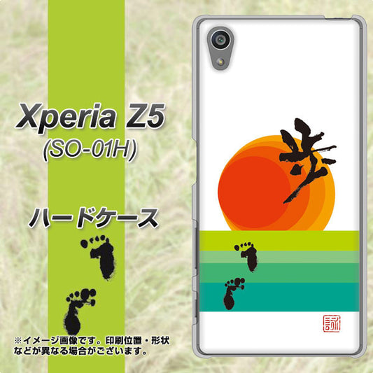 docomo エクスペリアZ5 SO-01H 高画質仕上げ 背面印刷 ハードケース【OE809 歩ム】