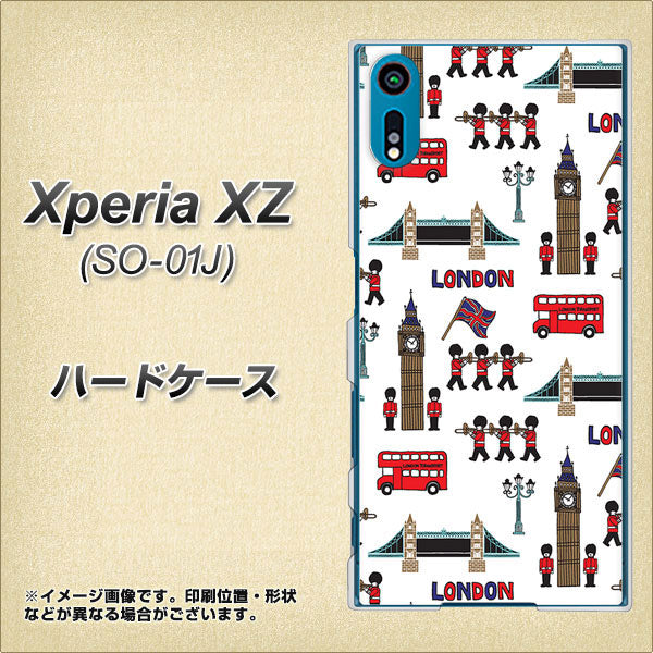 docomo エクスペリアXZ SO-01J 高画質仕上げ 背面印刷 ハードケース【EK811 ロンドンの街】