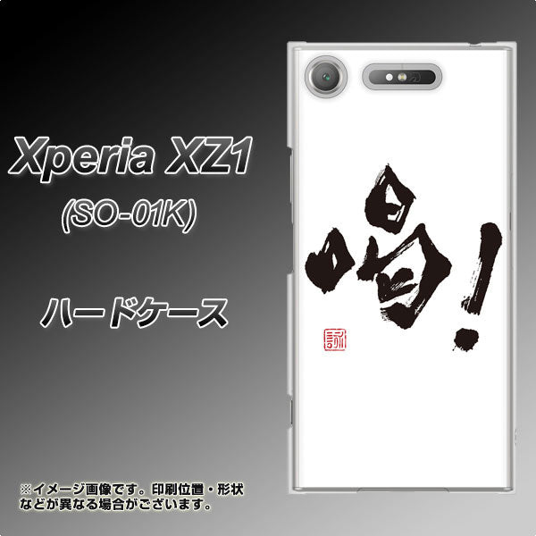docomo エクスペリアXZ1 SO-01K 高画質仕上げ 背面印刷 ハードケース【OE845 喝!】