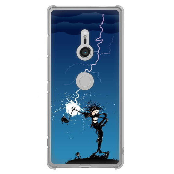 Xperia XZ3 SO-01L docomo 高画質仕上げ 背面印刷 ハードケース 【417 ゴルファーの苦難】