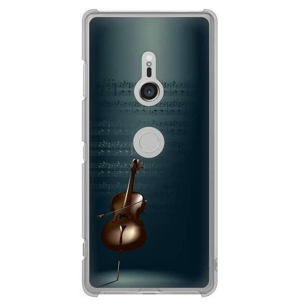 Xperia XZ3 SO-01L docomo 高画質仕上げ 背面印刷 ハードケース 【441 楽譜】