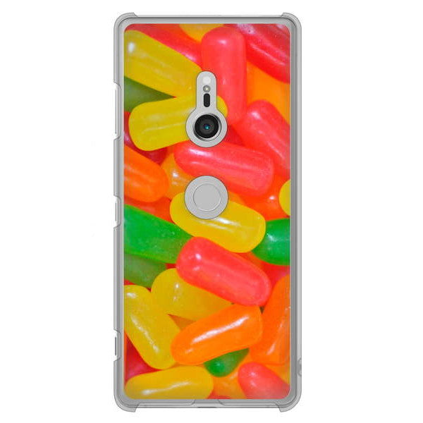 Xperia XZ3 SO-01L docomo 高画質仕上げ 背面印刷 ハードケース スイーツ