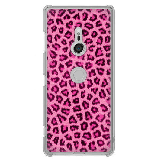 Xperia XZ3 SO-01L docomo ヒョウ柄ベーシックS ハードケース 背面印刷