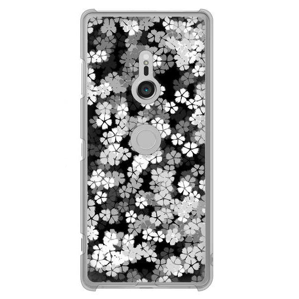 Xperia XZ3 SO-01L docomo 高画質仕上げ 背面印刷 ハードケース 【1332 夜桜】