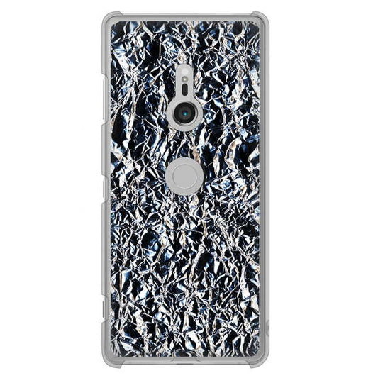 Xperia XZ3 SO-01L docomo 高画質仕上げ 背面印刷 ハードケース 【EK835 スタイリッシュアルミシルバー】