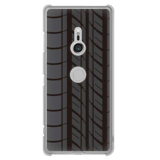 Xperia XZ3 SO-01L docomo 高画質仕上げ 背面印刷 ハードケース 【IB931 タイヤ】