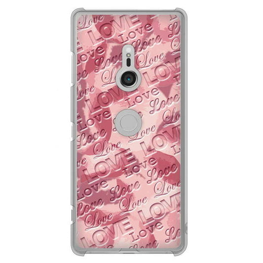 Xperia XZ3 SO-01L docomo 高画質仕上げ 背面印刷 ハードケース フラワーヴェルニ