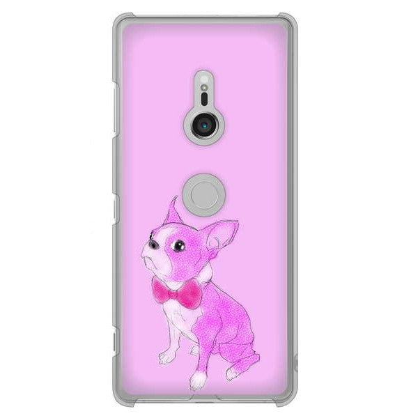 Xperia XZ3 SO-01L docomo 高画質仕上げ 背面印刷 ハードケース ボストンテリア