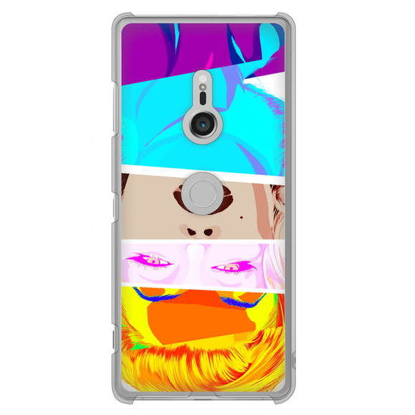 Xperia XZ3 SO-01L docomo 高画質仕上げ 背面印刷 ハードケース マリリンモンローデザイン