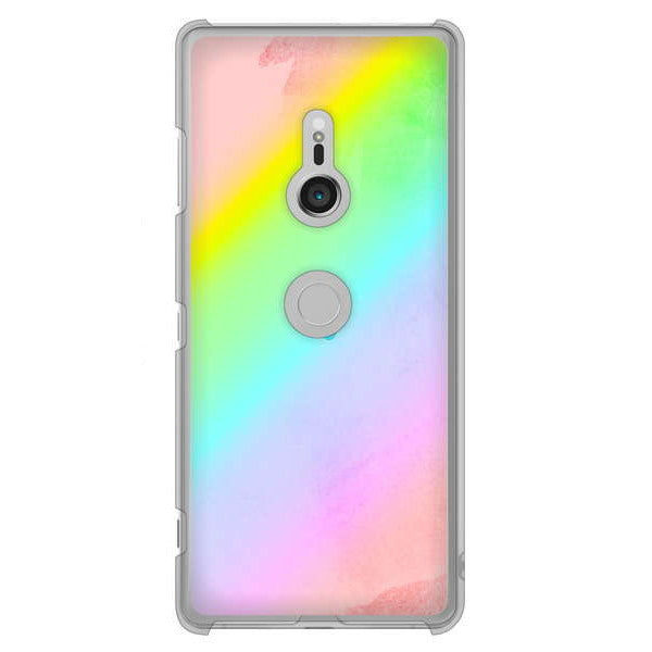 Xperia XZ3 SO-01L docomo 高画質仕上げ 背面印刷 ハードケース パステルアート