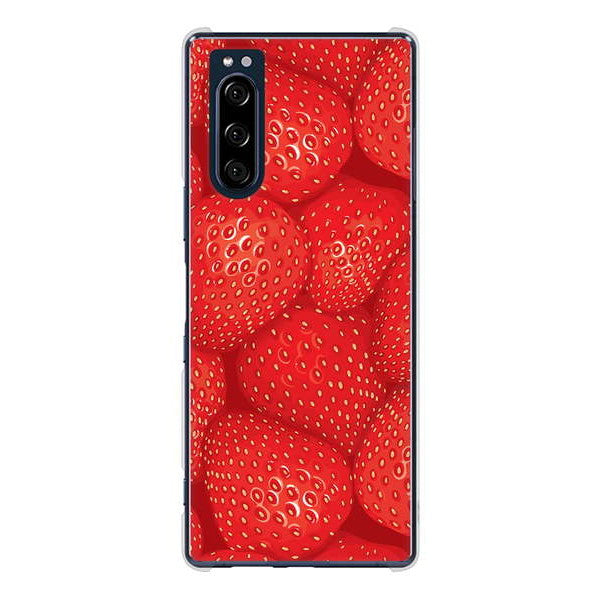 Xperia 5 SO-01M docomo 高画質仕上げ 背面印刷 ハードケース スイーツ