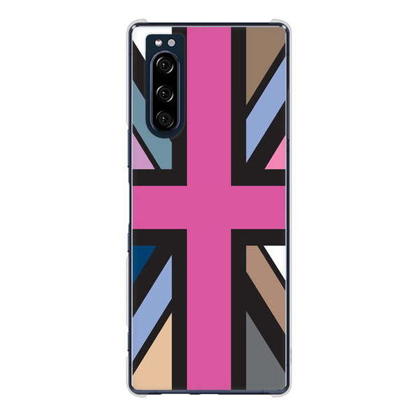 Xperia 5 SO-01M docomo 高画質仕上げ 背面印刷 ハードケース ユニオンジャック