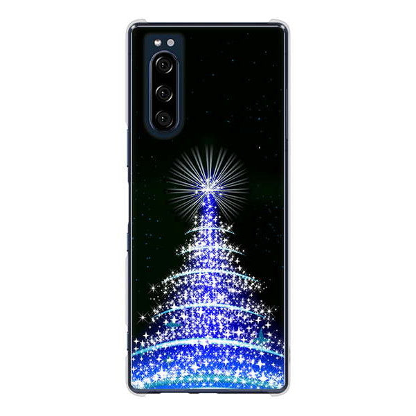 Xperia 5 SO-01M docomo 高画質仕上げ 背面印刷 ハードケース クリスマス