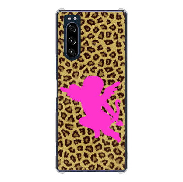 Xperia 5 SO-01M docomo 高画質仕上げ 背面印刷 ハードケース エンジェル