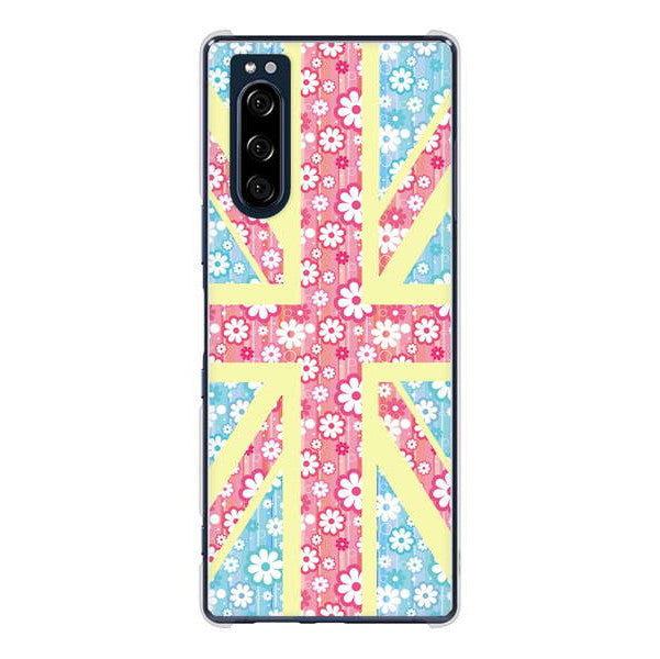 Xperia 5 SO-01M docomo 高画質仕上げ 背面印刷 ハードケース ユニオンジャック
