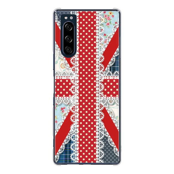 Xperia 5 SO-01M docomo 高画質仕上げ 背面印刷 ハードケース ユニオンジャック