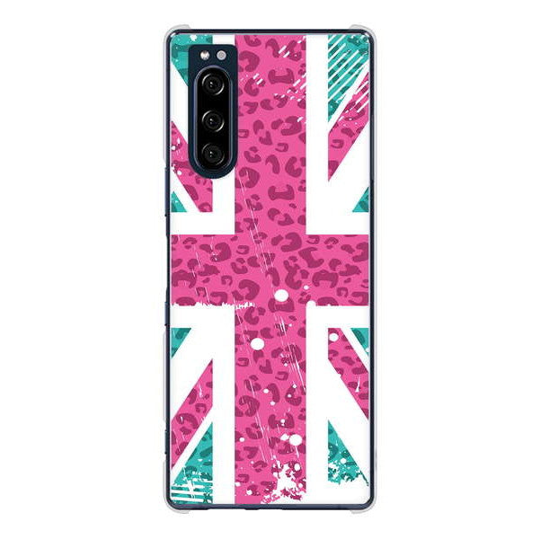 Xperia 5 SO-01M docomo 高画質仕上げ 背面印刷 ハードケース ユニオンジャック